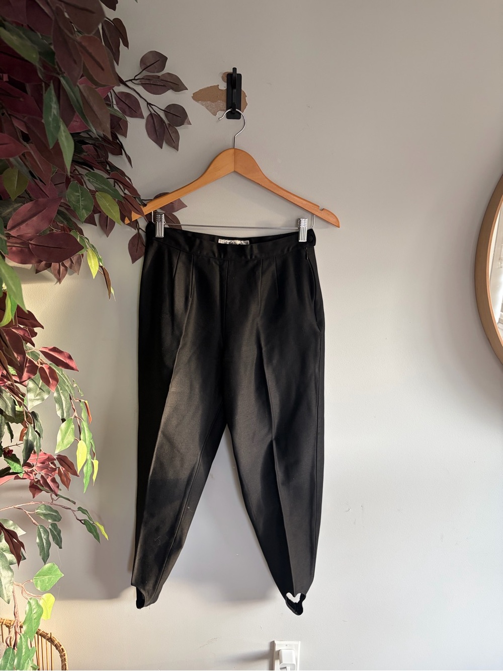 Votre Nom Black Pleated Dress Pants
